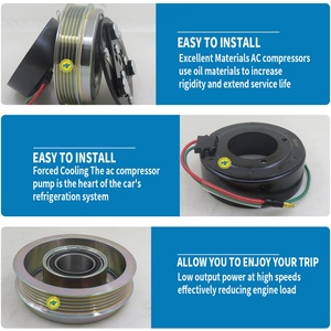 Embrague del Compresor de Aire Acondicionado para Automóvil HSK70 para Honda City Jazz Fit 2008-2014 - Product Image 6