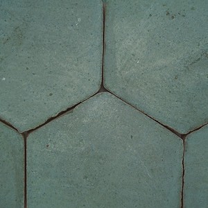 Piastrella esagonale Chroma Mist 10 in verde per decorazione di pareti e pavimenti - Product Image 3