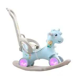 子供のための現代幼児幼稚園卸売大型赤ちゃんプラスチック子供おもちゃ動物のロッキング乗馬
