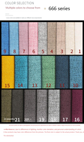 YUMU Modernes Italienisches Minimalistisches Ecksofa-Set Luxuriöses Mondbogen-Konvertierbares Stoffsofa mit 3-Jahres-Garantie für Wohnzimmerdekoration