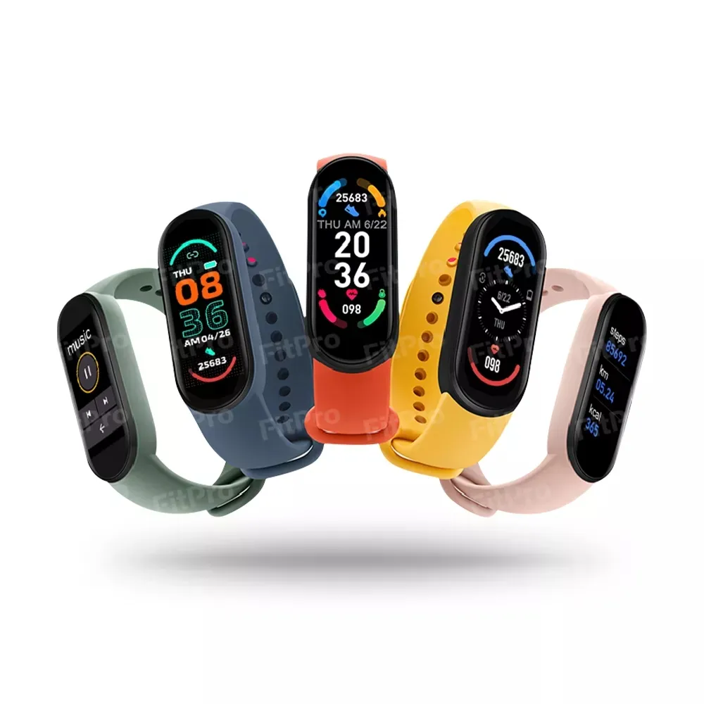 2022 NEW M6 Smart Watch Heart Rate Monitor Waterproof Activity Tracker Weather Forecast Fitness Tracker M6 Smart Bracelet