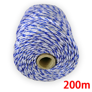 รั้วไฟฟ้า 200 เมตร เชือกนำไฟฟ้า ป้องกันหมูป่า ไม้ไผ่ ม้า วัว แกะ ลวดรั้วไฟฟ้าสำหรับกักขัง - Product Image 2