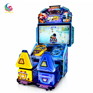 Machine de jeu d'arcade de course à monnayeur pour enfants, simulateur de conduite de voiture 3D, machine de jeu vidéo à vendre - Product Image 5