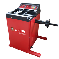 GUREET CB2000DP Machine d'alignement automatique des roues et des pneus à bas prix, auto-calibrage, outil d'équilibrage des roues à haute efficacité, roue de 1g