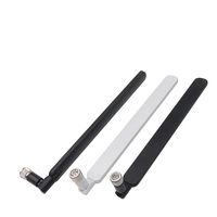 Antena 4G 5G 2.4G 5.8G, full band 6dbi antena bebek karet nirkabel antena wifi tongkat lem lipat modul router wifi