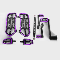 Kits de pédales de plancher de couleur CNC pour moto HD Touring 1986-2024
