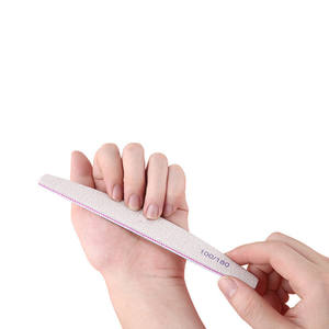 Entrega dentro de 72H Herramientas de estilismo de uñas de doble cara Tablero de esmeril desechable Rosa profesional 100/180 Lima de uñas para salón de casa - Product Image 5