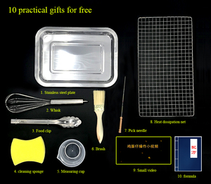 เครื่องทำวาฟเฟิลไข่สแตนเลสขนาดเล็กแบบพกพา 1400 ฟุตต่อนาที QQ เครื่องทำวาฟเฟิลแบบฟอง ใช้แก๊ส/ไฟฟ้า - Product Image 5