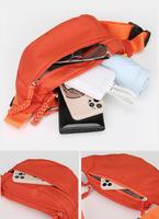 Qetesh 2026 Nouvelle Tendance Sac de Poitrine Simple en Nylon, Sac Bandoulière Sportif Personnalisable avec Logo pour Trajets Quotidiens et Sorties en Plein Air