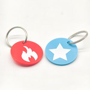 Rfd nfc 13.56mhz अनुकूलित लोगो qr कोड प्रिंटिंग सिलिकॉन पालतू टैग कुत्ते आईडी टैग - Product Image 3