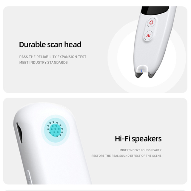 Portable Electronic Language Translator S5A Smart Text Scanning Translation Pen Dictionary 134 Languages
