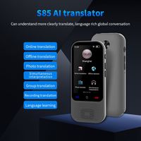 Asistente de IA S80 Pro ChatGPT, Traductor Inteligente de Fotos en Línea y Fuera de Línea, 138 Idiomas, Traducción Simultánea, Dispositivo Inteligente