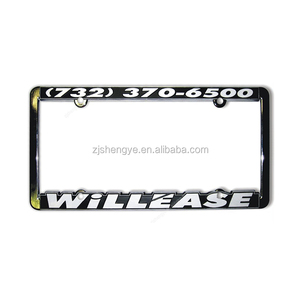 กรอบป้าย<span class=keywords><strong>ทะเบียน</strong></span>รถยนต์ EU แบบกำหนดเอง ทำจากสแตนเลส - Product Image 4