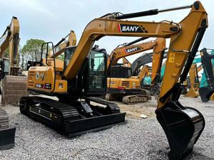 7 toneladas China Sany Sy75C Pro usado hidráulico sobre orugas Mini excavadoras Sy75 75C excavadoras de cubo de segunda mano - Product Image 2