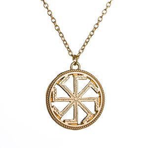 Collar con amuleto del sol pagano para mujer y hombre, colgante vintage, collar eslavo, cadena para el cuello, accesorios de joyería - Product Image 3