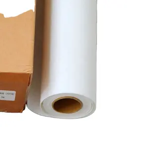 Polyester fabric roll repositionable adhesive wall paper sticker covering banner for eco solvent