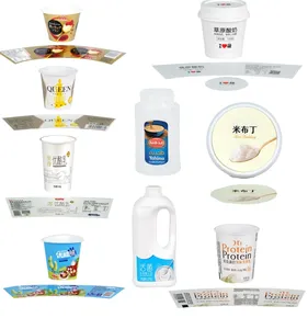中国供应商塑料印刷模内标签用于酸奶杯