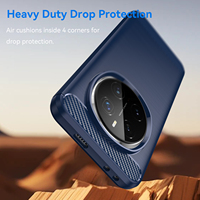 Coque arrière en TPU souple antichoc en fibre de carbone pour Huawei Honor X9C 5G/Magic 7 Lite 5G/Magic 7/7 Pro