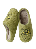 Pantoufles d'intérieur pour femmes, tendance, en fourrure, pour chambre, en EVA, douces, moelleuses, en peluche, plates, décontractées, personnalisées, vente en gros