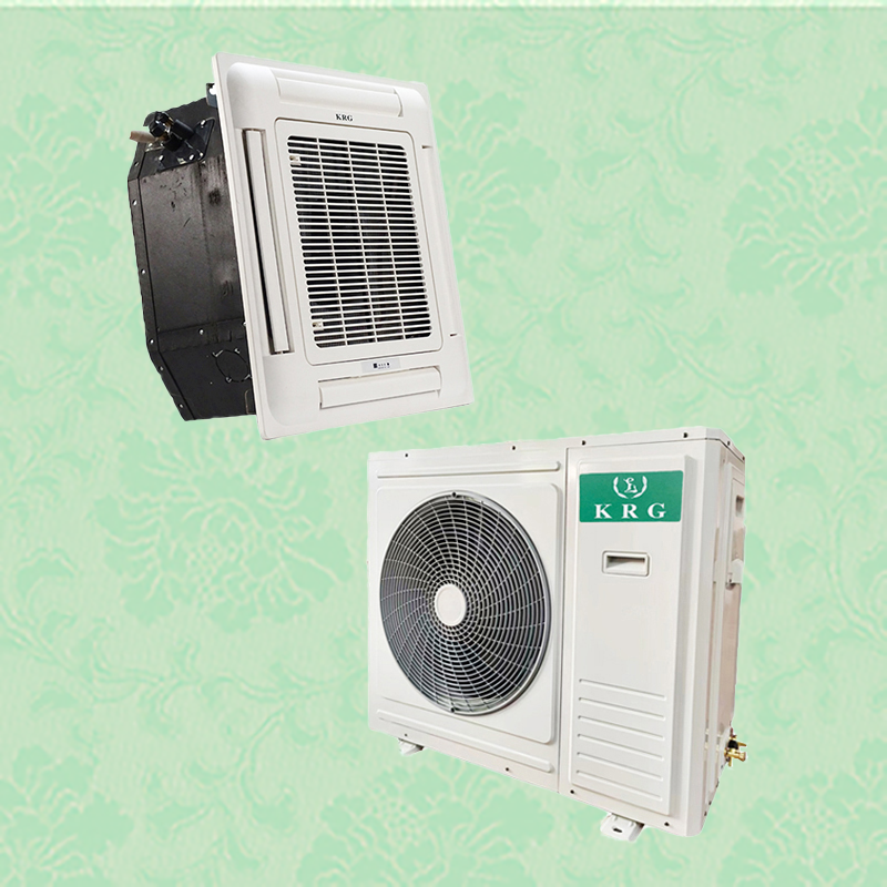 4-way 40000BTU Ceiling Cassette KRG Brand air Conditioner Cool&Heat Cassette Type Ceiling for Office/Room Use 220V R410a Aircon