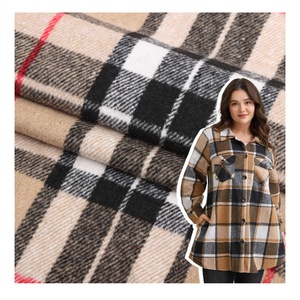 100% fil de coton teint Tartan Plaid <span class=keywords><strong>tissu</strong></span> épais coton noir <span class=keywords><strong>rouge</strong></span> <span class=keywords><strong>blanc</strong></span> Plaid polaire <span class=keywords><strong>tissu</strong></span> pour uniformes scolaires - Product Image 2