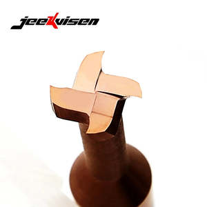 Jeekvisen tungsten carbide End Mill 6mm t khe cắm <span class=keywords><strong>CNC</strong></span> Công cụ Cắt 3.175mm/10mm 65hrc altin phay Cutter Router bit End Mills - Product Image 2