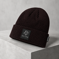 Berretto in Maglia Trapuntata con Logo Personalizzato, Etichetta in Silicone Ricamata OEM, Cappello Invernale Unisex di Alta Qualità, Fornitore all'Ingrosso