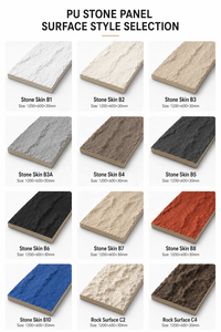 Pannello Murale WYRAX Leggero e Personalizzabile in PU Effetto Roccia Arenaria Dorata <span class=keywords><strong>Ocra</strong></span>, Dimensioni su Misura per <span class=keywords><strong>Pareti</strong></span> Decorative di Ristoranti - Product Image 5
