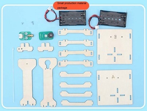 Alarme infrarouge 3D Puzzles <span class=keywords><strong>Expérience</strong></span> <span class=keywords><strong>scientifique</strong></span> DIY Artisanat Jouet en bois DIY Infrarouge Alarme Puzzle pour les tout-petits Filles Enfants <span class=keywords><strong>Préscolaire</strong></span> - Product Image 5