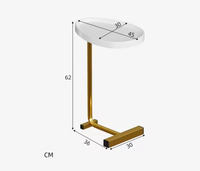 Table d'Appoint Moderne de Haute Qualité, Petite Table Basse Mobile pour Salon, Chambre et Balcon