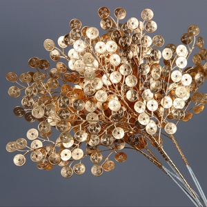 Collection de <span class=keywords><strong>fleurs</strong></span> artificielles en mousse pour le Nouvel An 2026, fruits rouges, <span class=keywords><strong>arbre</strong></span> à argent doré, ornements de fruits, seau à câlins - Product Image 4