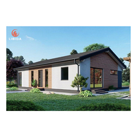 Kits de maisons préfabriquées standard canadiens en acier léger, villas de plage de luxe, maisons modernes à bas prix