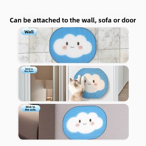 Griffoir mural pour <span class=keywords><strong>chat</strong></span> en carton ondulé, protection <span class=keywords><strong>anti</strong></span>-chute pour meubles, avec ruban nano, pour chats d'intérieur, vente en gros, OEM, faible MOQ - Product Image 3