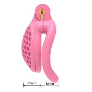 Jaula para mascotas Cinturón de <span class=keywords><strong>castidad</strong></span> <span class=keywords><strong>casero</strong></span> Bloqueado Hombre Uretral Sissy Jaula de <span class=keywords><strong>castidad</strong></span> Cuckold plano Micro Male Chastity Cage Imágenes de imagen - Product Image 4