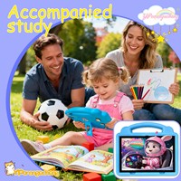 Tablet Edukasi Anak Baru 10.1 Inci Android 12 Slot Kartu SIM 3GB+64GB MTK Octa Core Baterai 4000MAH Wi-Fi Dual-Band 1280x800