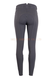 Nuevos pantalones de equitación de silicona de asiento completo para mujer, kits y accesorios ecuestres personalizables - Product Image 2