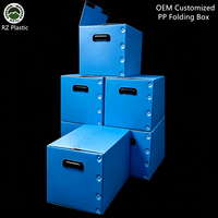 Conteneur logistique isotherme et insonorisé en feuille creuse de PP, économique, réutilisable, pour le transport de marchandises, fabrication OEM, boîte en PP personnalisée
