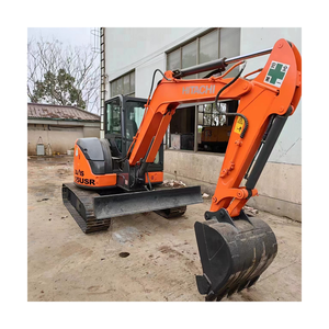 รถขุดตีนตะขาบฮิตาชิ ZX55USR ขนาดเล็ก 5.5 ตัน พร้อมชิ้นส่วนหลัก (มอเตอร์ เกียร์ ปั๊ม แบริ่ง PLC) และเครื่องยนต์แท้ - Product Image 1