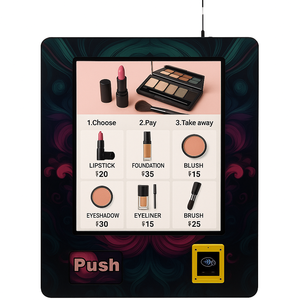 Thông minh sang trọng vẻ đẹp cá nhân Refill Son môi Máy bán hàng tự động chấp nhận thẻ tín dụng tiền xu mã QR mã tokens - Product Image 2