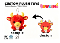 Peluche OEM de haute qualité en tissu doux pour enfants, idéale comme cadeau promotionnel d'entreprise