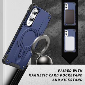 Cover per Telefono Antiurto in TPU+PC con Magnete per Samsung S25 Ultra, Custodia per iPhone 17Pro Max 16 15 14 <span class=keywords><strong>13</strong></span> - Product Image 2