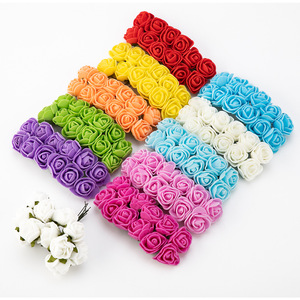 Fleurs artificielles en <span class=keywords><strong>mousse</strong></span>, 100 pièces, véritables têtes de fleurs, pour le <span class=keywords><strong>jardin</strong></span> de maison, accessoires décoratifs pour mariage - Product Image 1