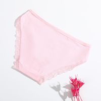 Culotte de lingerie en dentelle en coton à bas prix fournie directement par l'usine pour les meilleures ventes