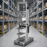 Robot AGV intelligent pour la manutention des bacs en entrepôt, automatisation de stockage multi-niveaux AMR