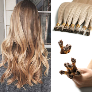 Estensioni alla cheratina estensioni dei capelli russe a doppia estrazione estensioni dei capelli vergini de cabello 100 naturale - Product Image 3