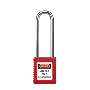 Cadenas de sécurité Loto <span class=keywords><strong>Locks</strong></span> Manufacturer à anse en acier de 76 mm, à clé identique, avec clé maîtresse pour la consignation et l'étiquetage industriel - Product Image 1