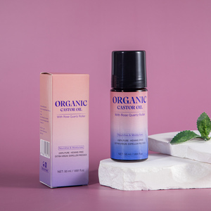 Suero para el cabello con aceite de ricino orgánico OEM, cuidado profesional para el crecimiento del cabello, brillo, protección contra el calor para el cuero cabelludo dañado, tratamiento para cabello sedoso - Product Image 3