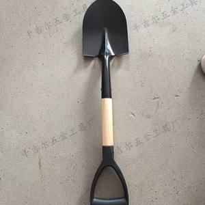 Diy Spade <b>Shovel</b> With Hardwood <b>Handle</b> Straight For Outdoor Digging Garden Use - Product Image 5