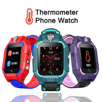 Baby Waterdichte Gps Tracker Kinderen Z6 Thermometer Smart Horloge Wifi Lokaliseren Gps Slimme Telefoon Horloge Met Sim Voor Kids