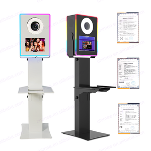 Kiosque de Selfie d'impression instantanée légère de machine de Photomaton de Salsa avec l'étagère d'imprimante - Product Image 4